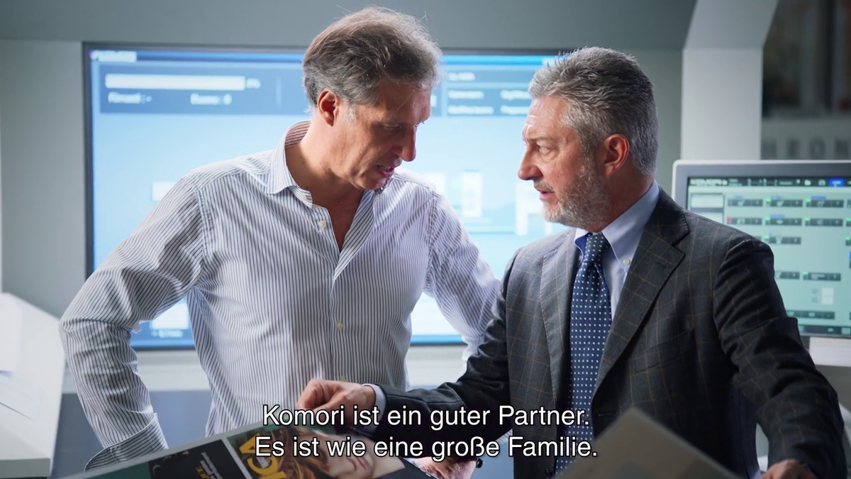 KOMORI - COUNT ON US. Kundenstimme